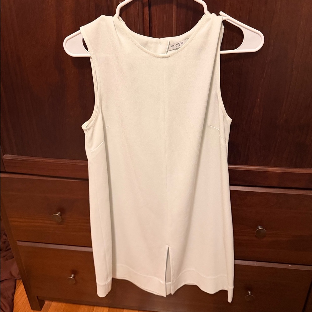 MM Lafleur Ivory Sleeveless Blouse